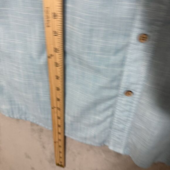 Kuhl Shirt Mens XL Blue Karib Short Sleeve Performance Lightweight Hiking - Picture 7 of 10